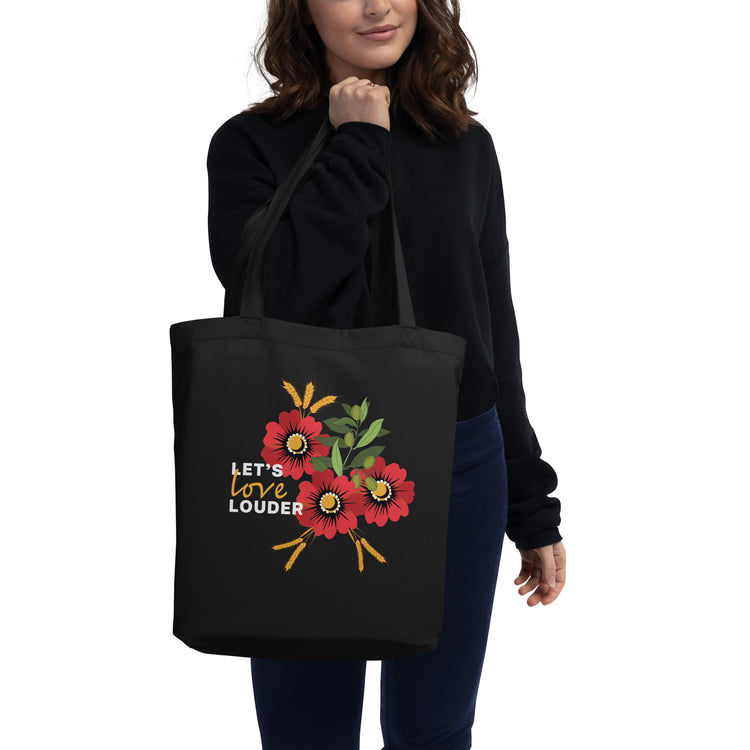 Let's Love Louder - Style 2 - Eco Tote Bag