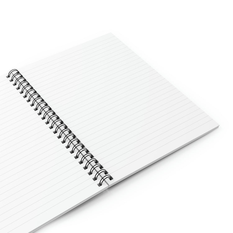 Spiral Notebook - Red Ruled Line