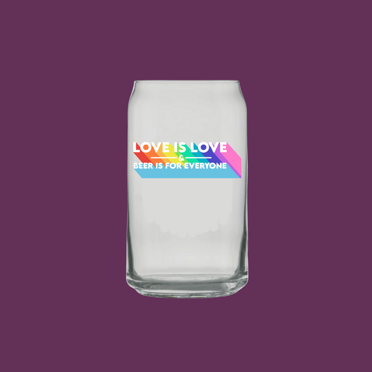 Love is Love 2021 Can Glass