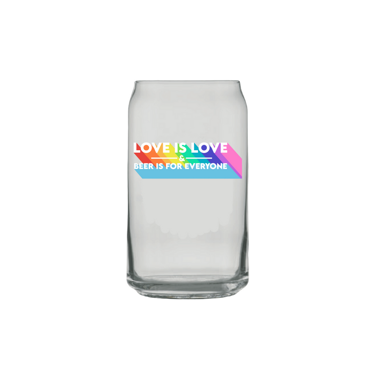 Love is Love 2021 Can Glass