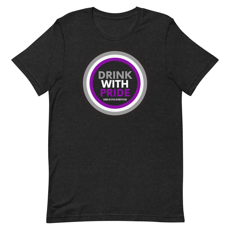 Drink with Asexual Pride Unisex T-Shirt