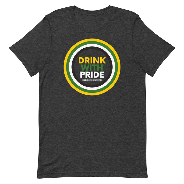 Drink with Aromantic Pride Unisex T-Shirt